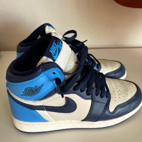 Nike Air Jordan 1 Retro OG Obsidian (GS) - Picture 1 of 10